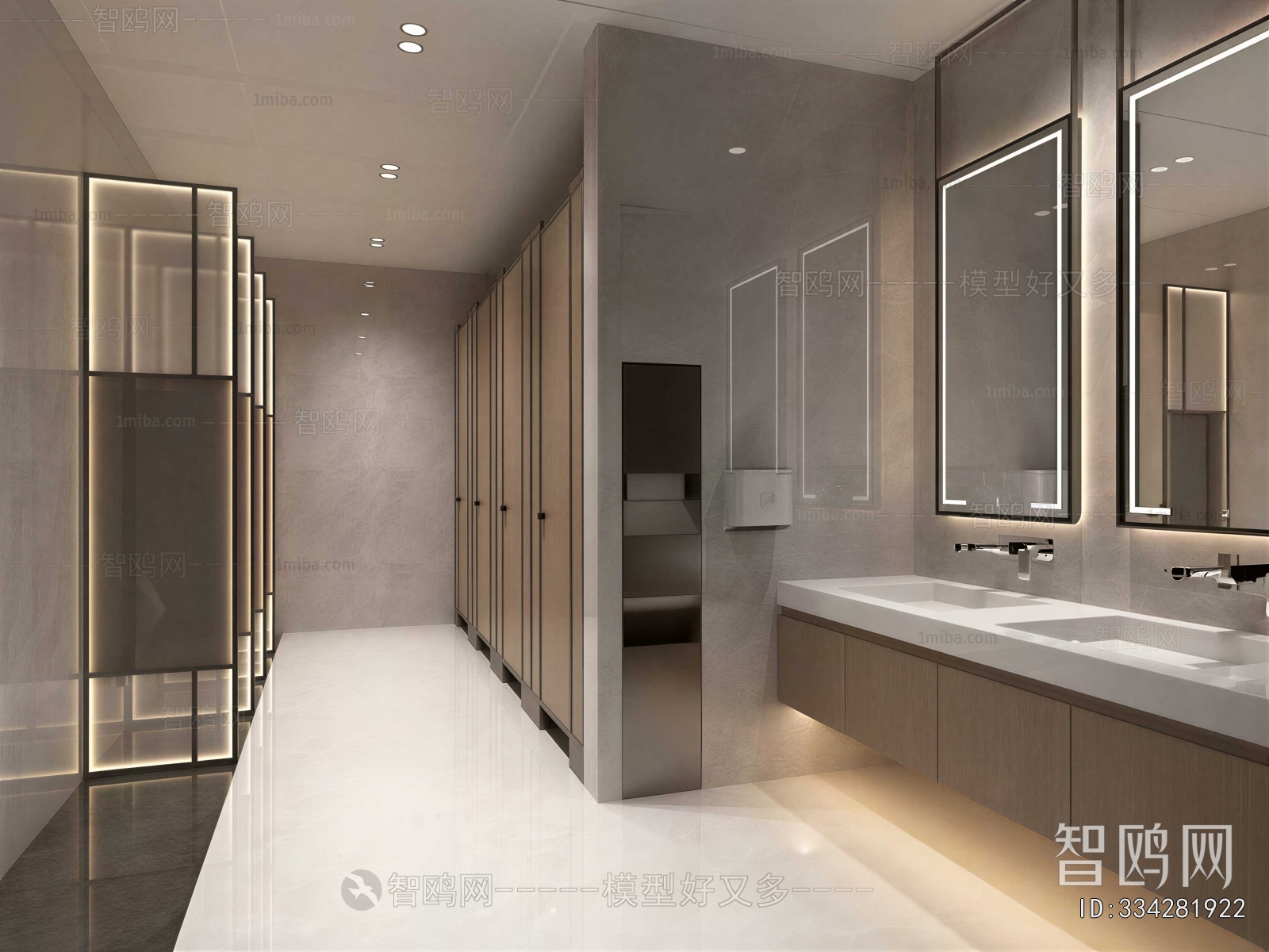 Modern Public Toilet