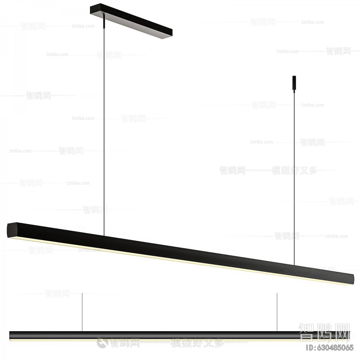 Modern Long Chandelier