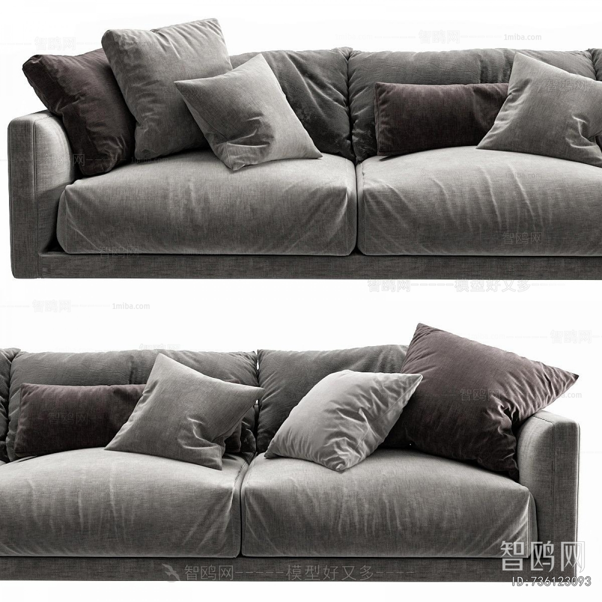 Modern Three-seat Sofa