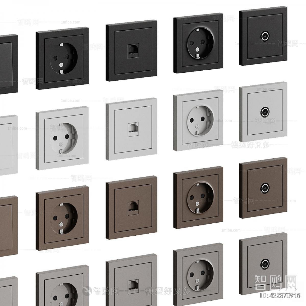 Modern Switch Socket Panel