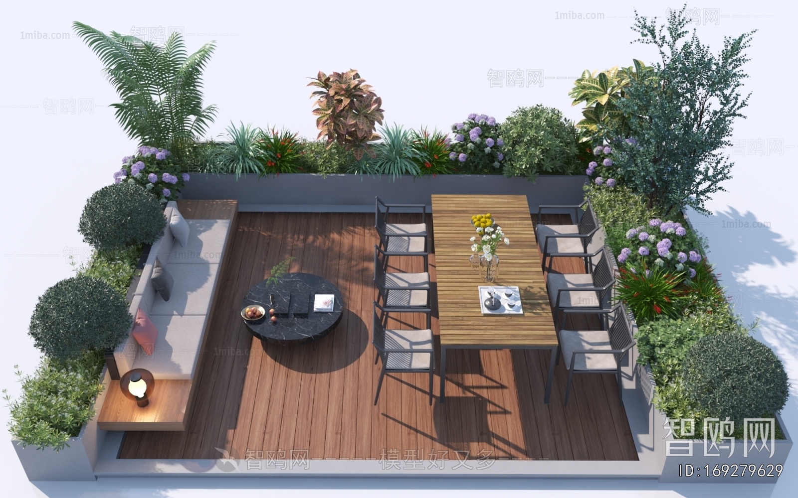 Modern Courtyard/landscape