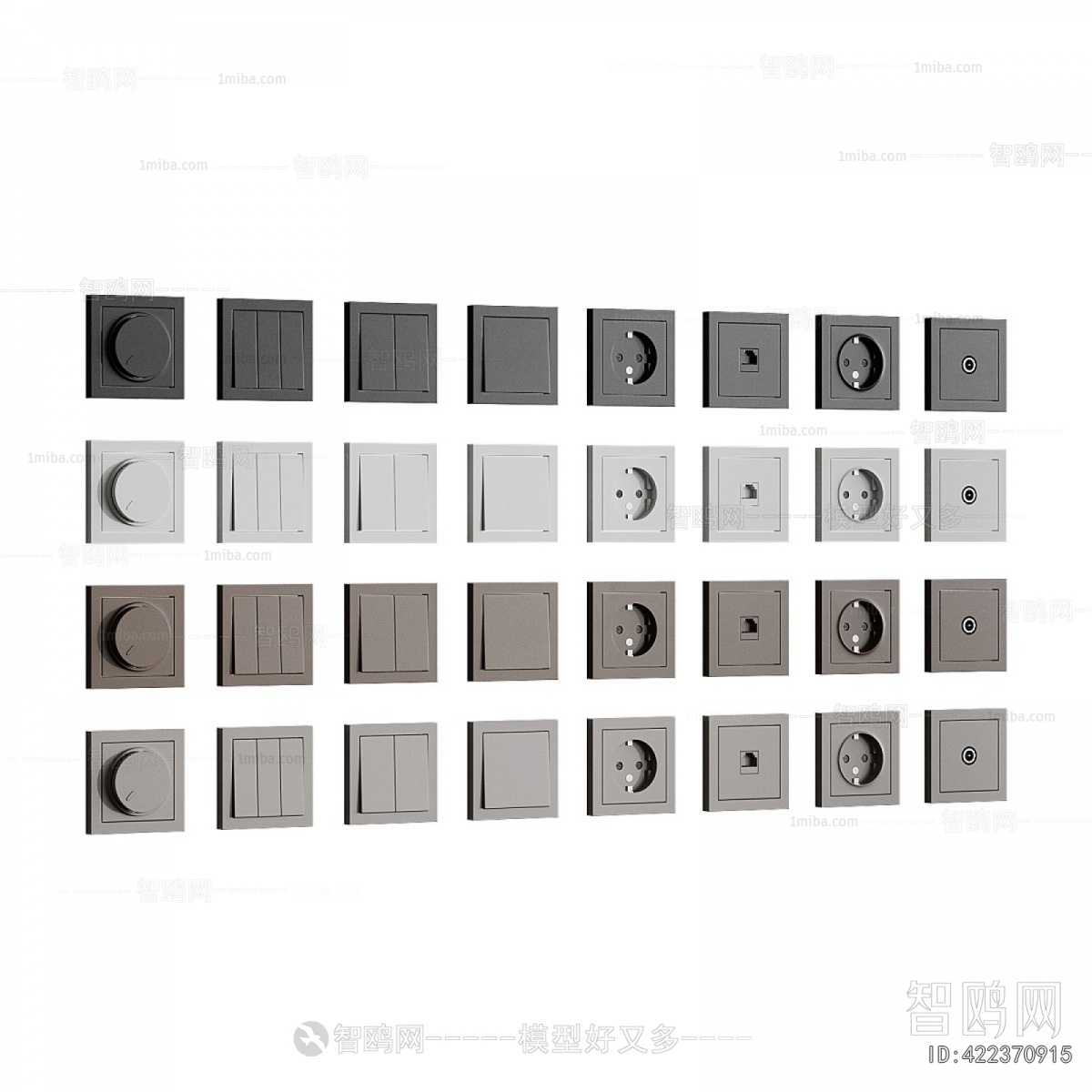 Modern Switch Socket Panel