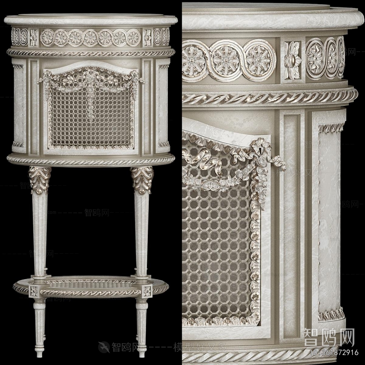 Simple European Style Decorative Cabinet
