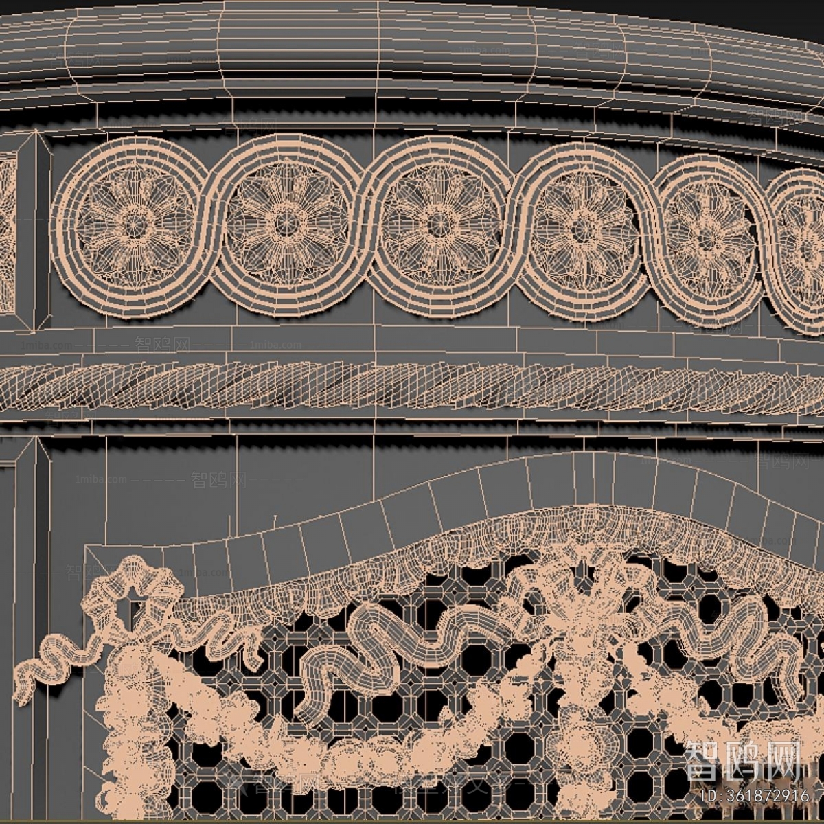 Simple European Style Decorative Cabinet