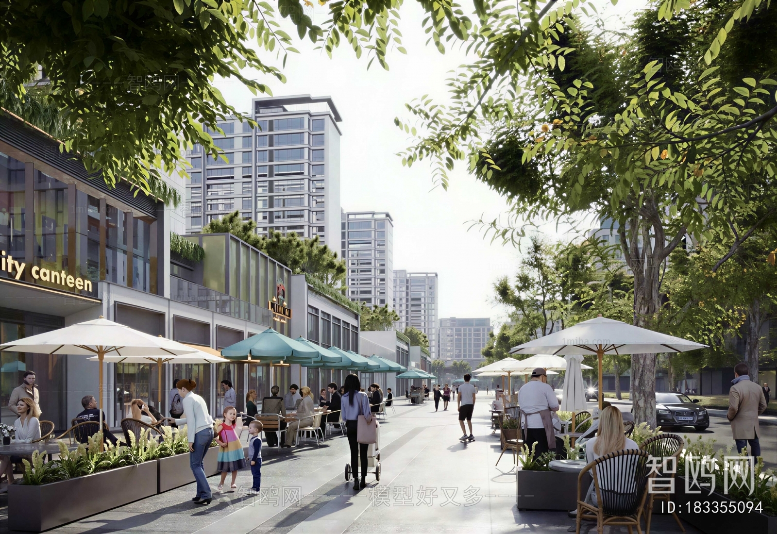 Modern Appearance Of Commercial Building