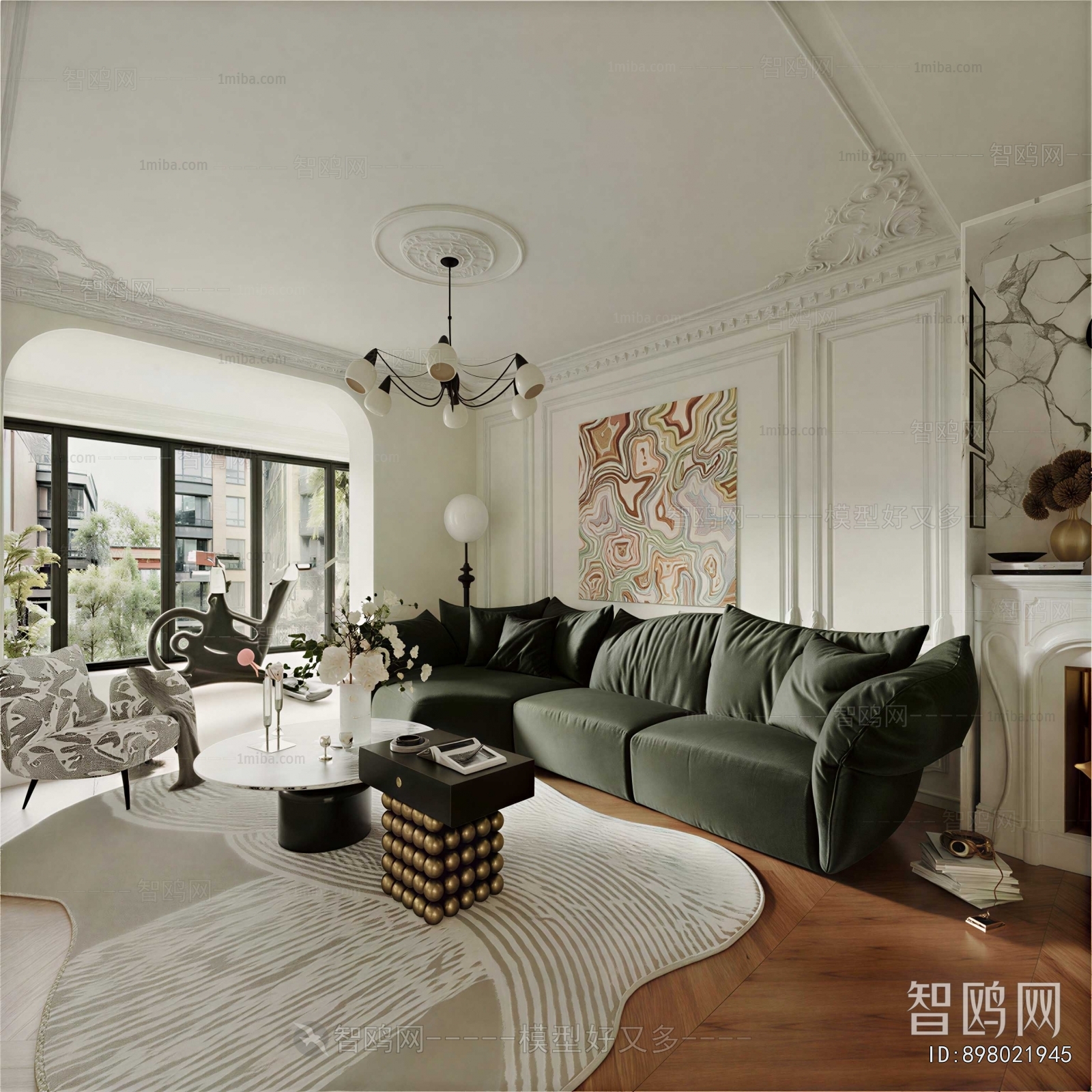 French Style A Living Room