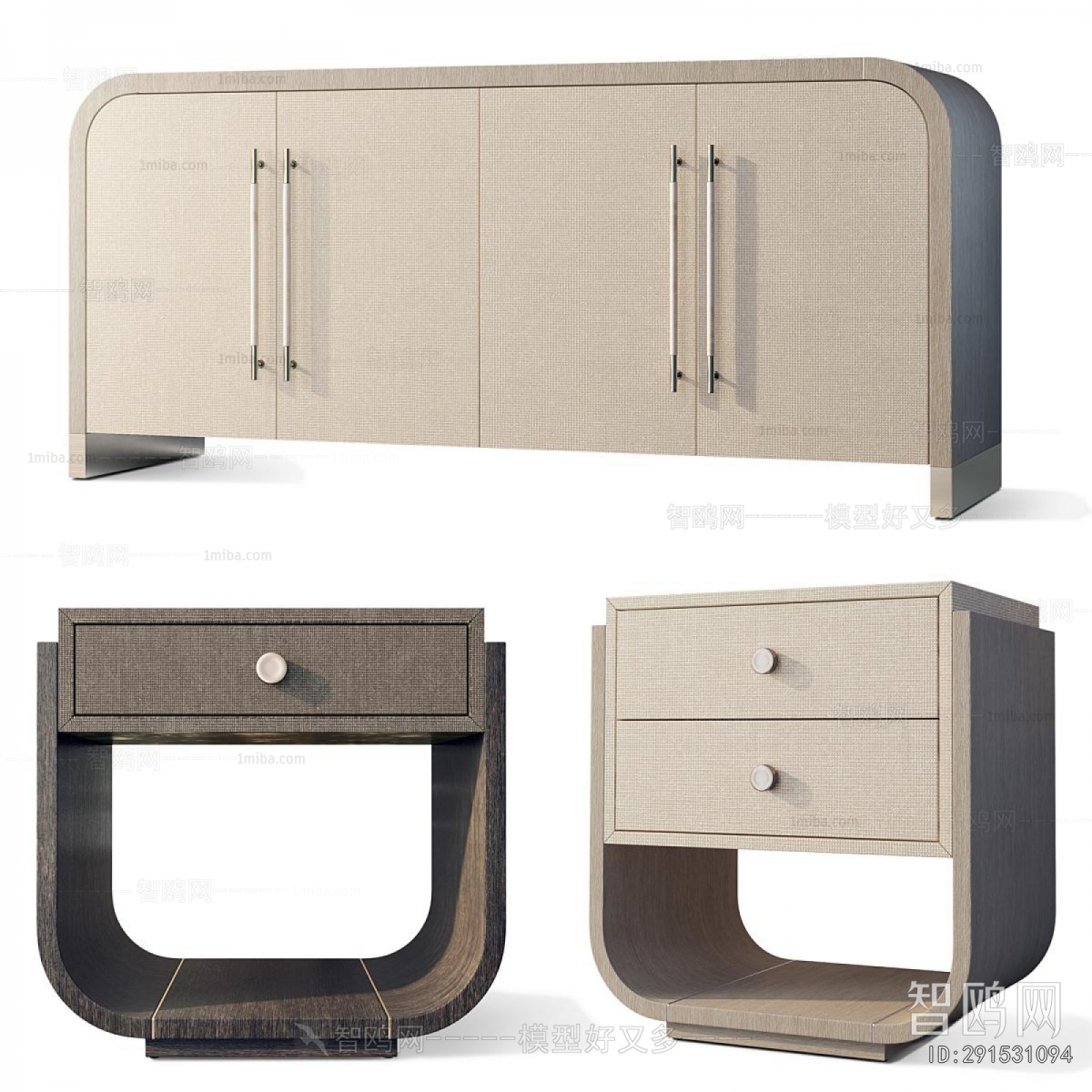 Modern Bedside Cupboard