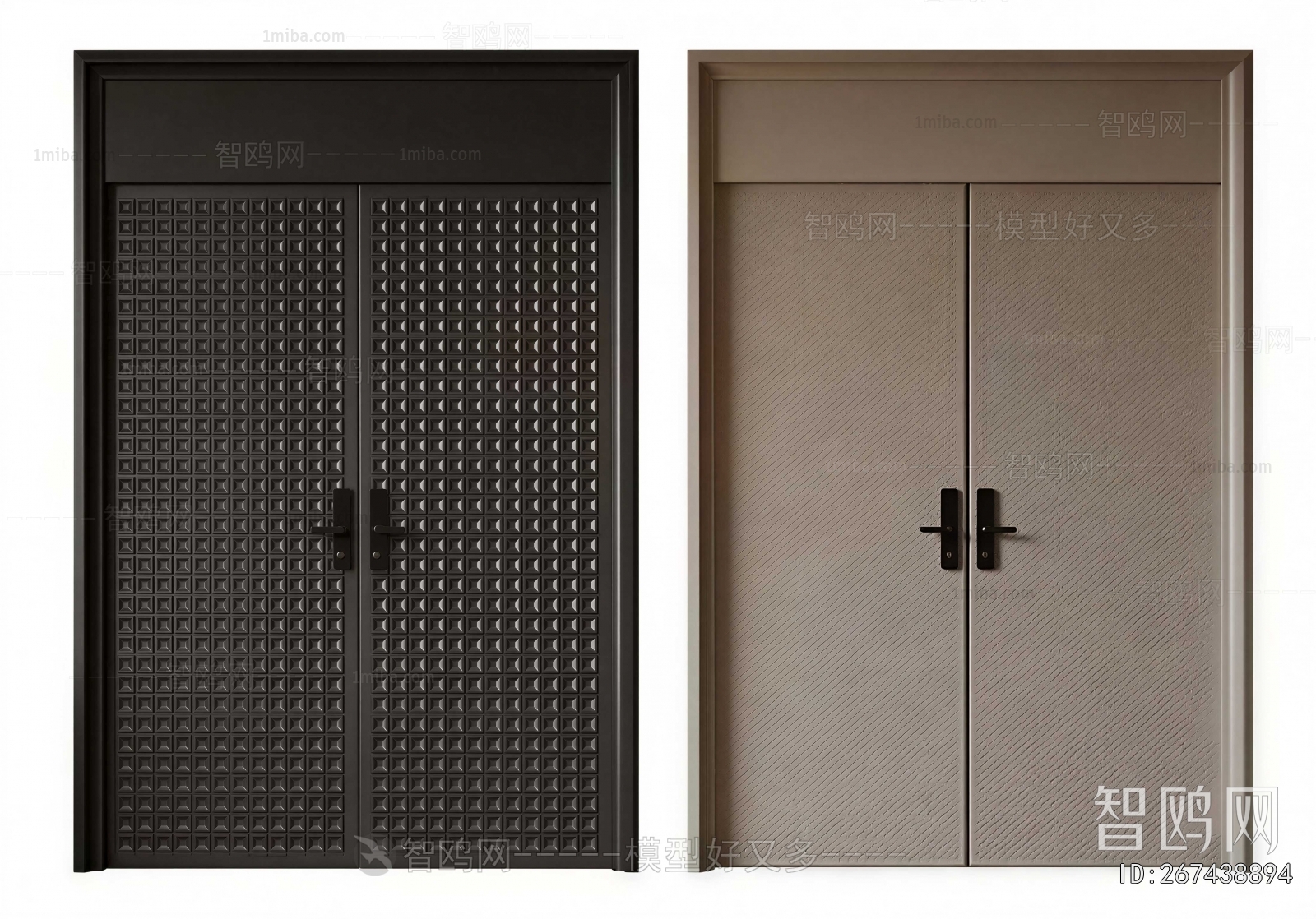 Modern Double Door
