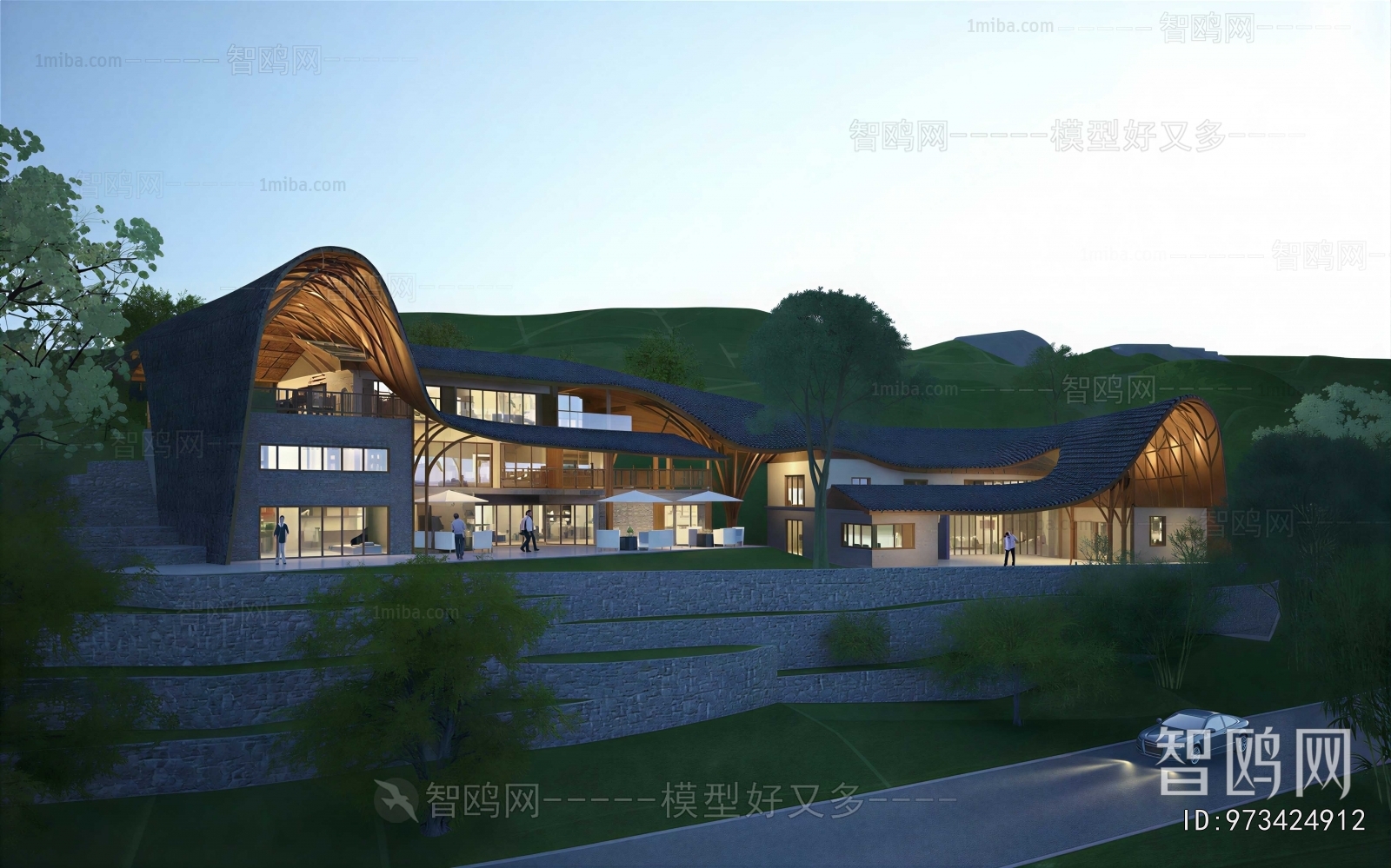 Modern Appearance Of Commercial Building