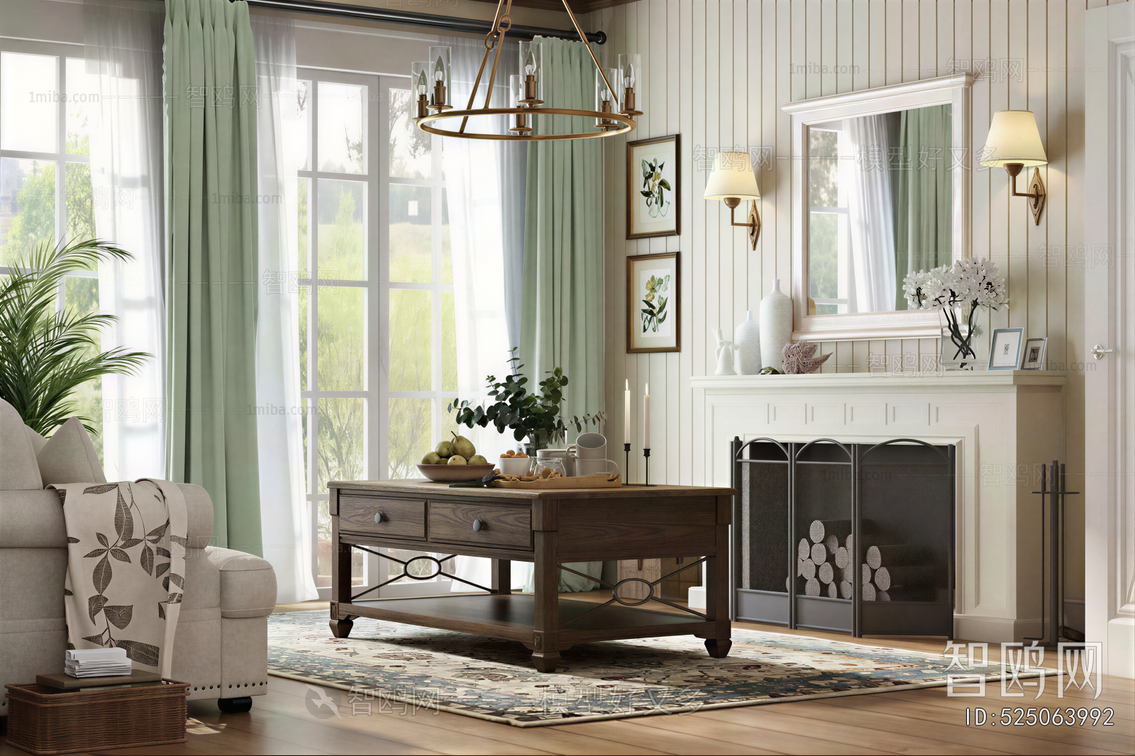 American Style A Living Room