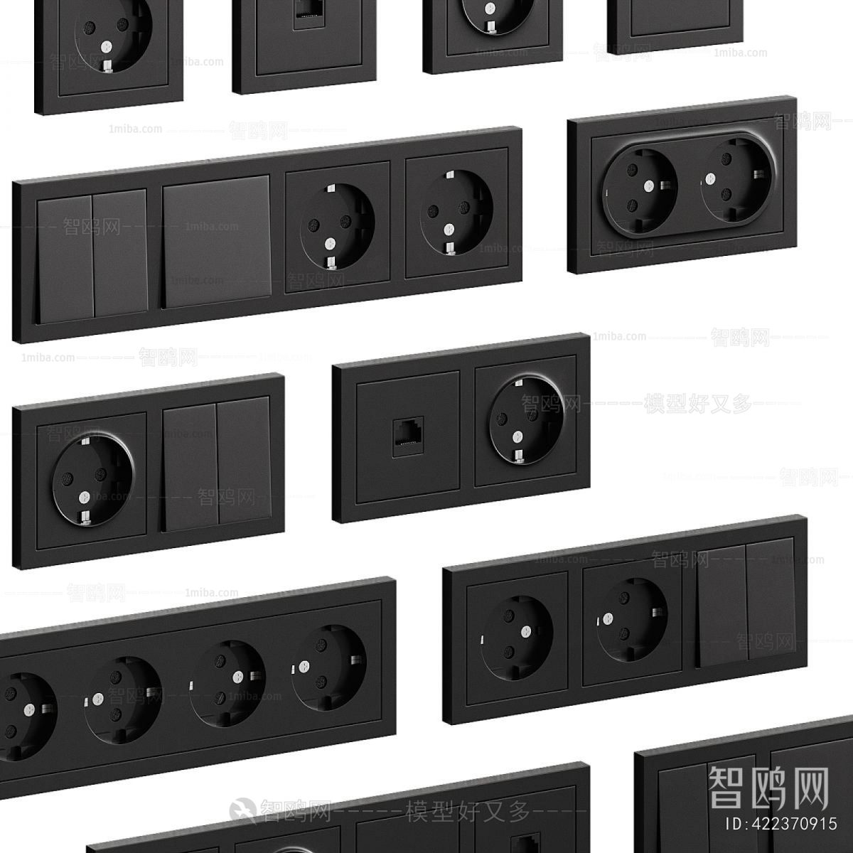 Modern Switch Socket Panel