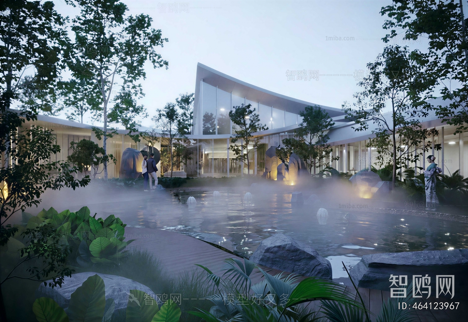 Modern Courtyard/landscape