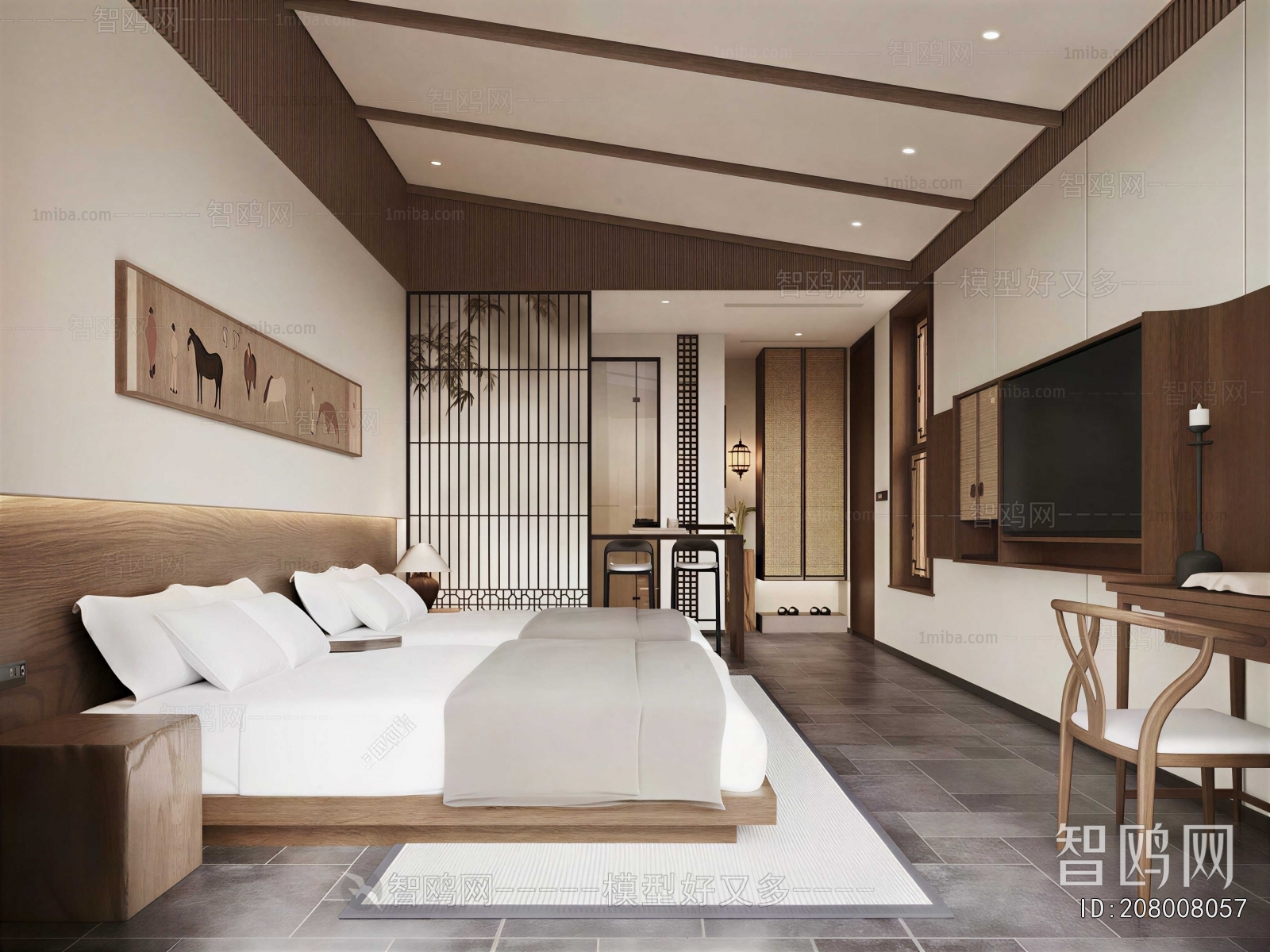 New Chinese Style Guest Room