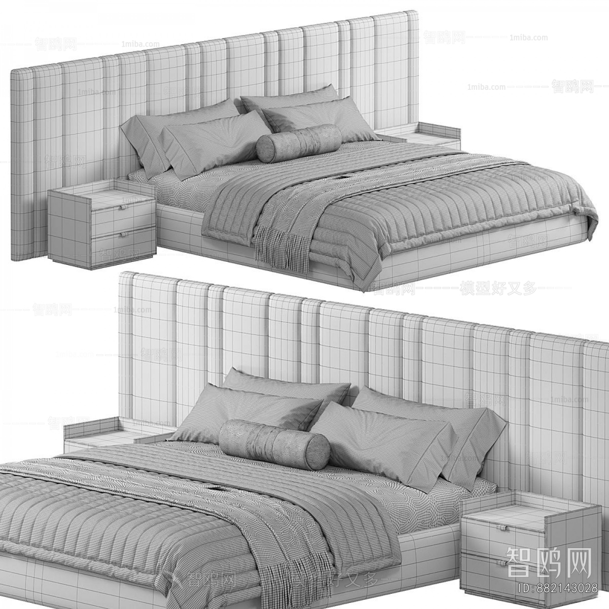 Modern Double Bed