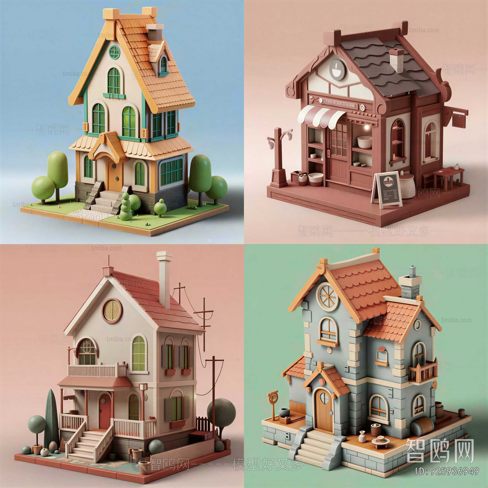 Modern Cartoon House