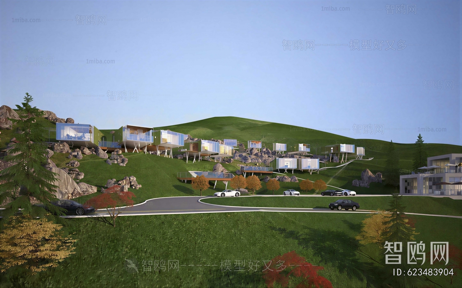 Modern Appearance Of Commercial Building