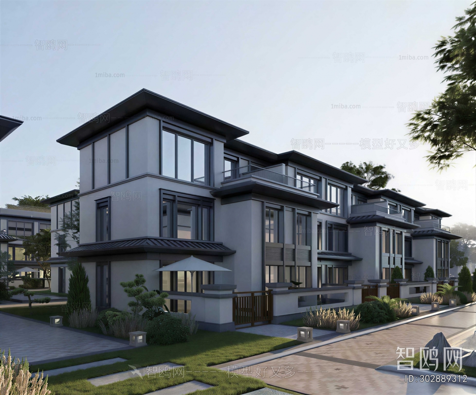 New Chinese Style Townhouse