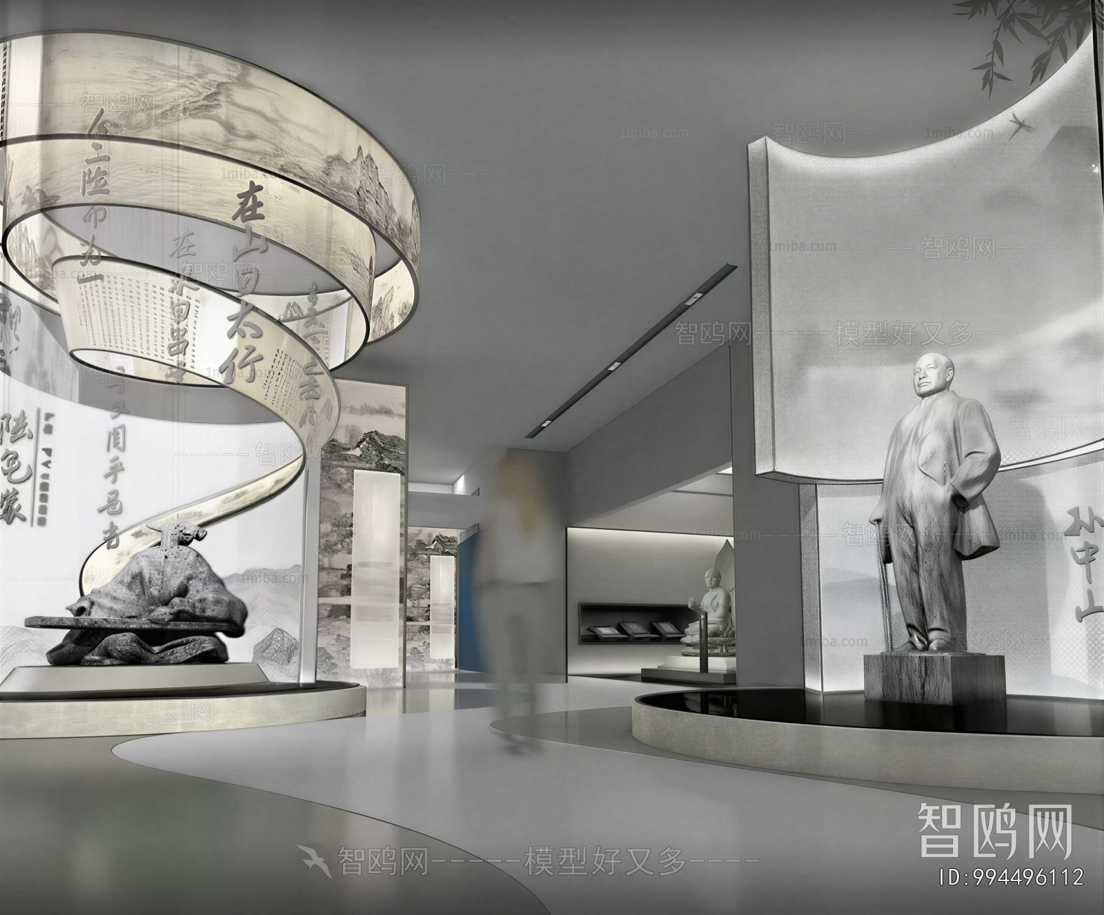 New Chinese Style Exhibition Hall