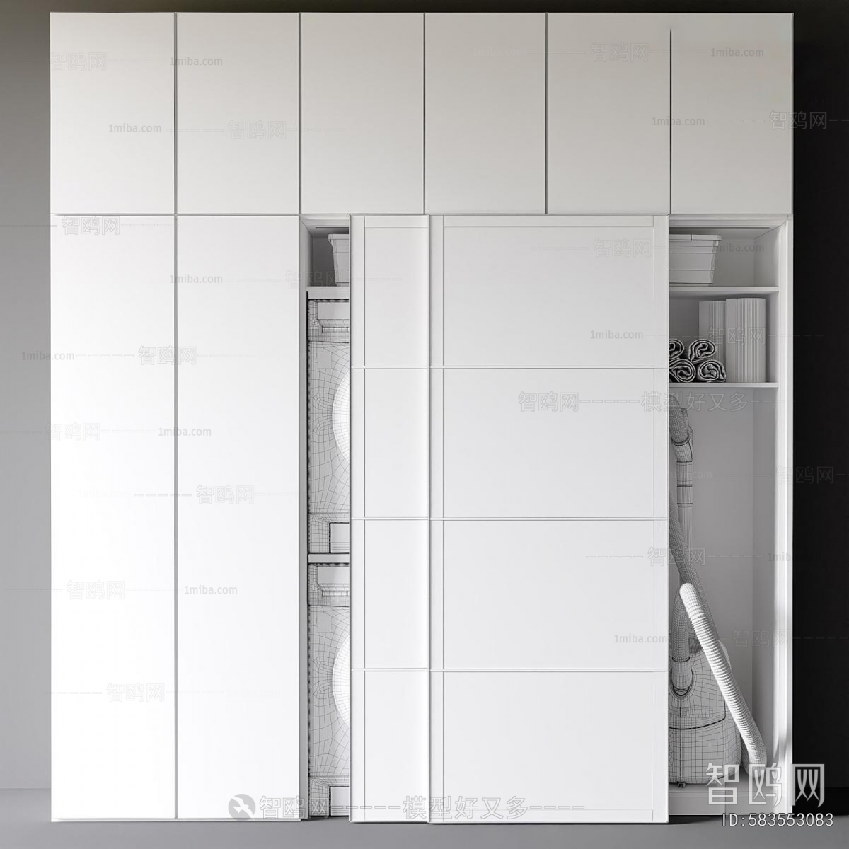 Modern Laundry Cabinet