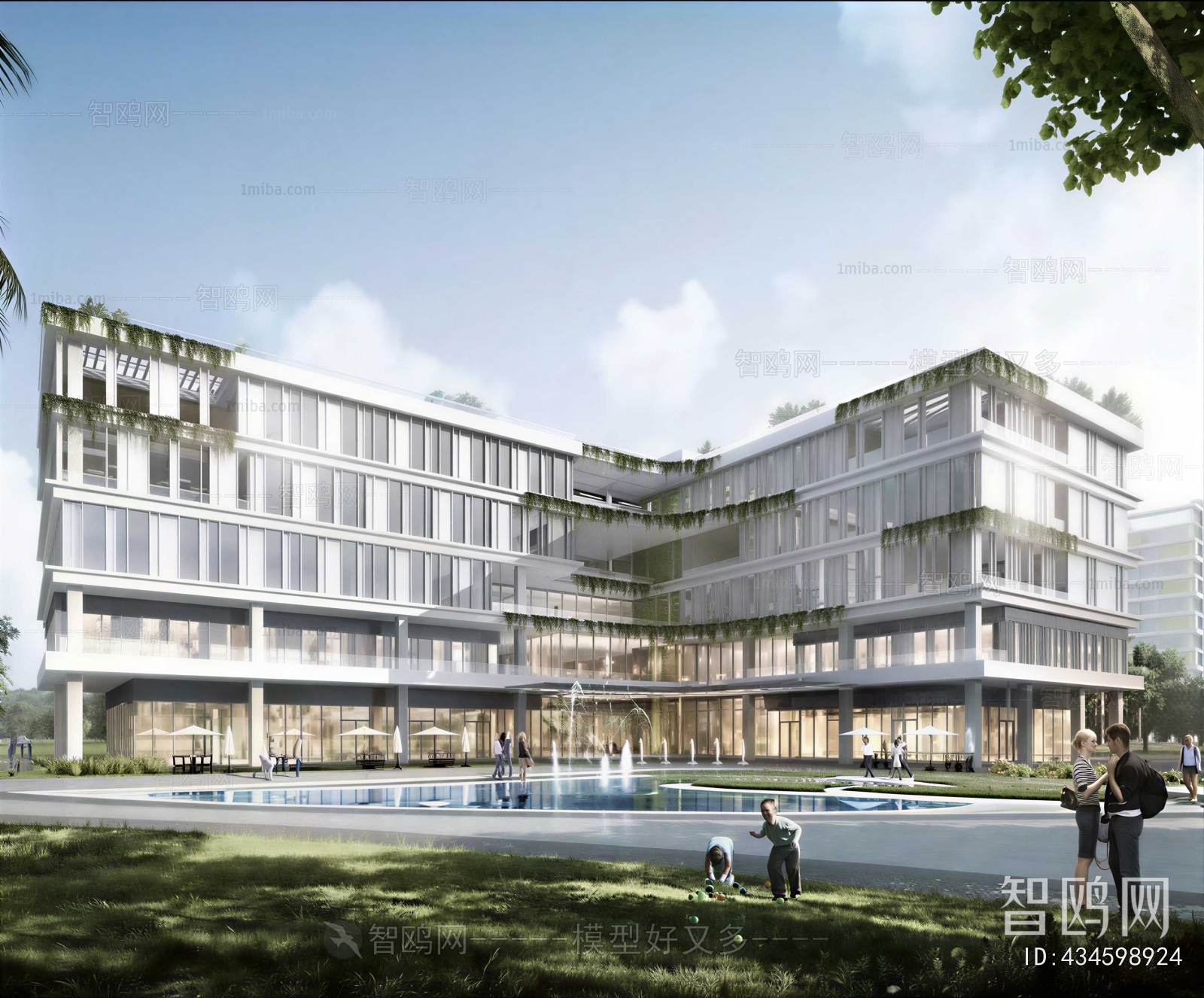 Modern Appearance Of Commercial Building