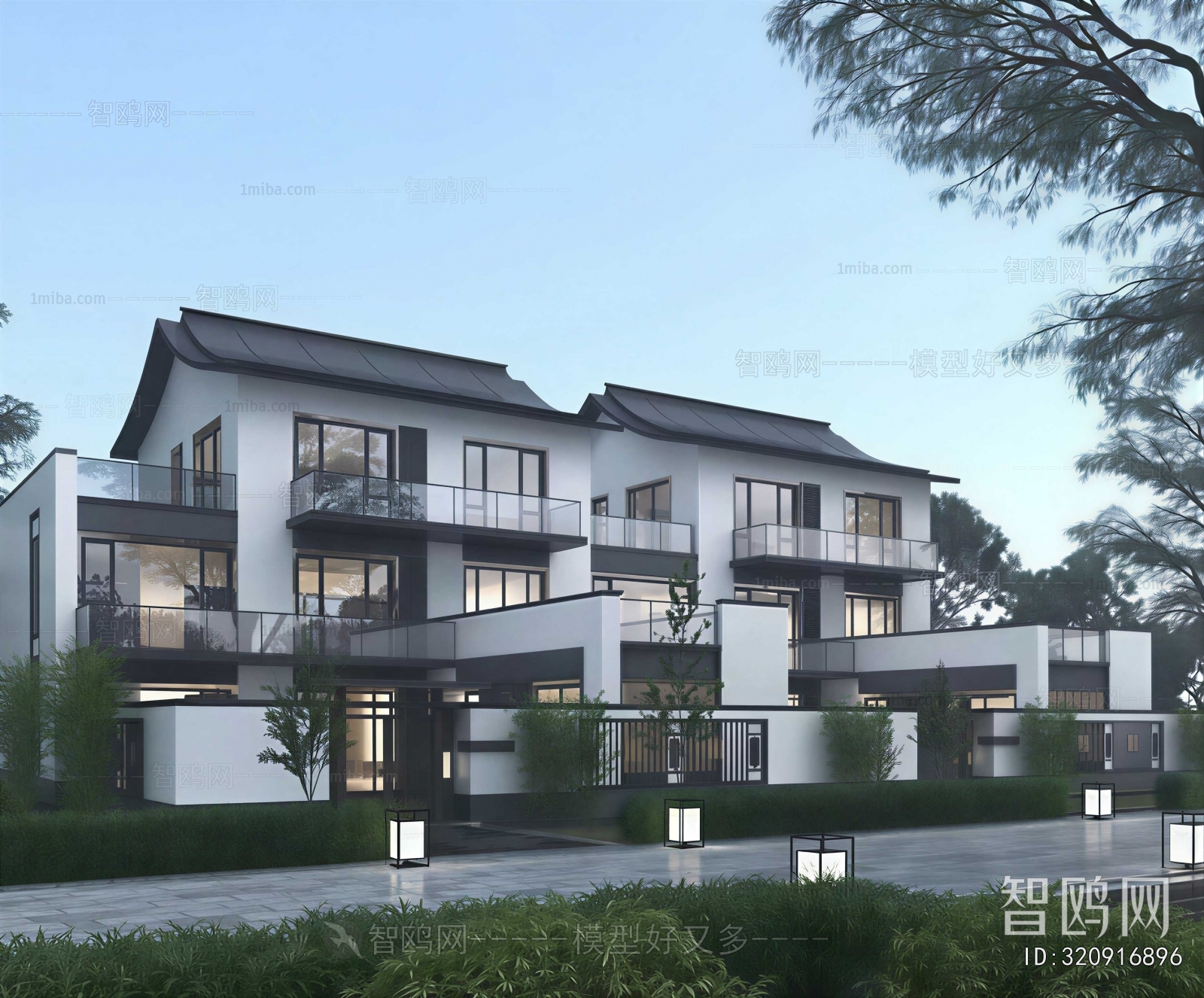 New Chinese Style Townhouse