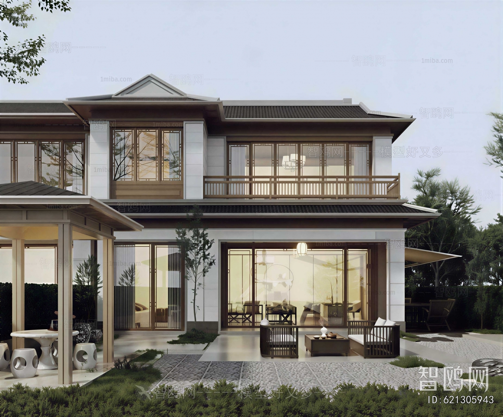 New Chinese Style Detached Villa