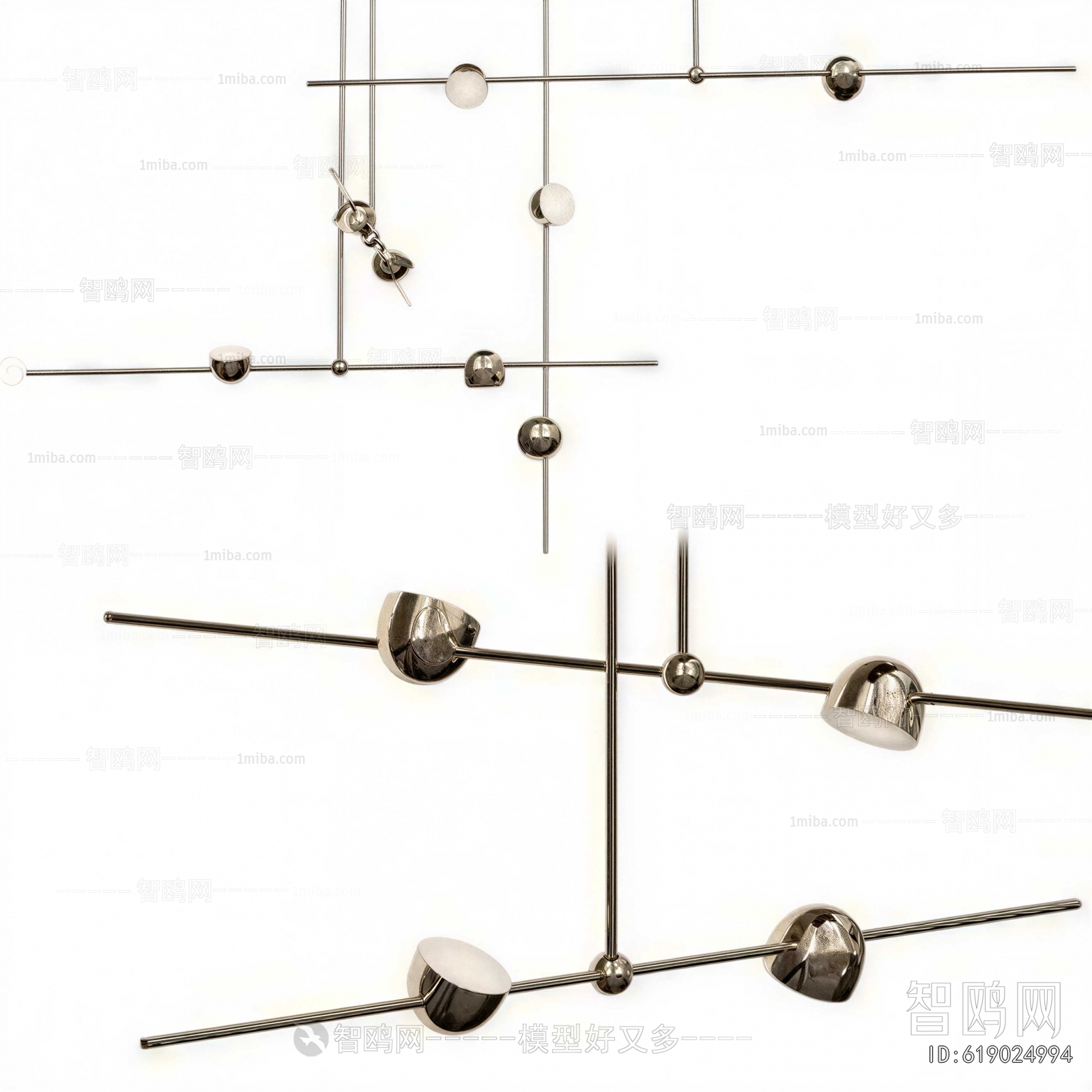 Modern Long Chandelier