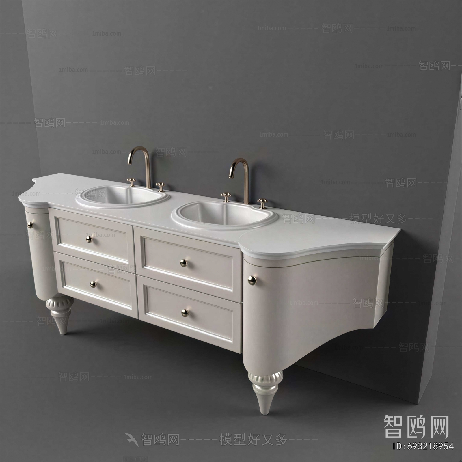 European Style Bathroom Cabinet