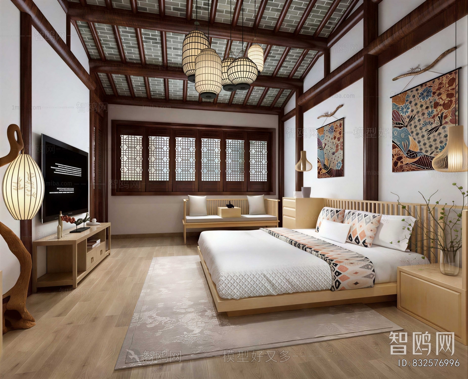 New Chinese Style Guest Room