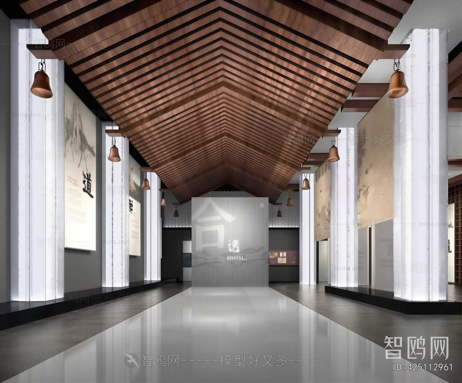 New Chinese Style Exhibition Hall