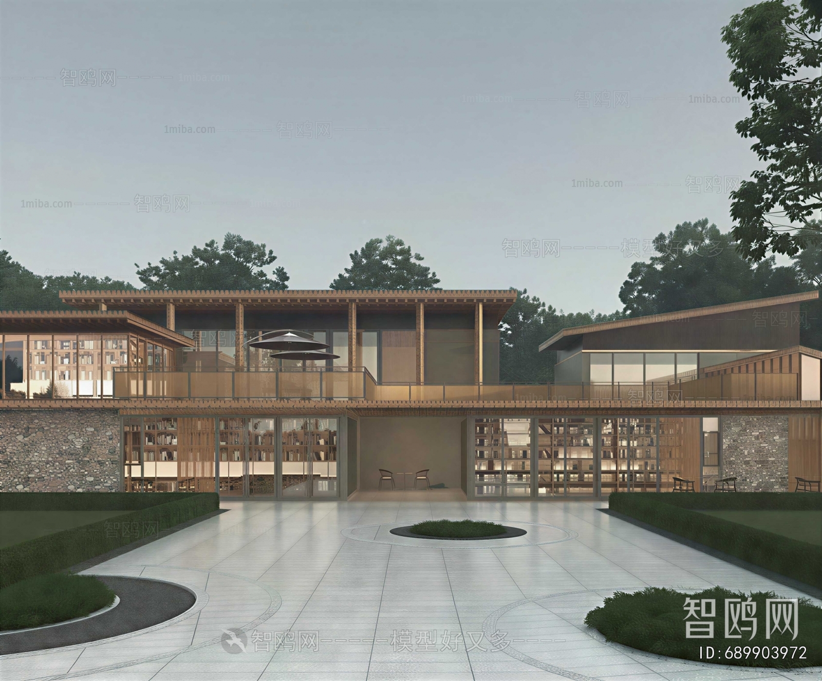 Modern Appearance Of Commercial Building