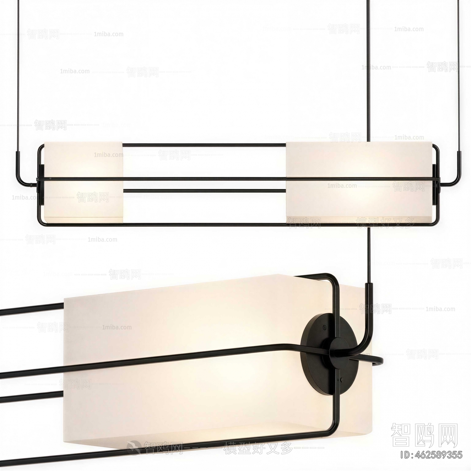 Modern Long Chandelier