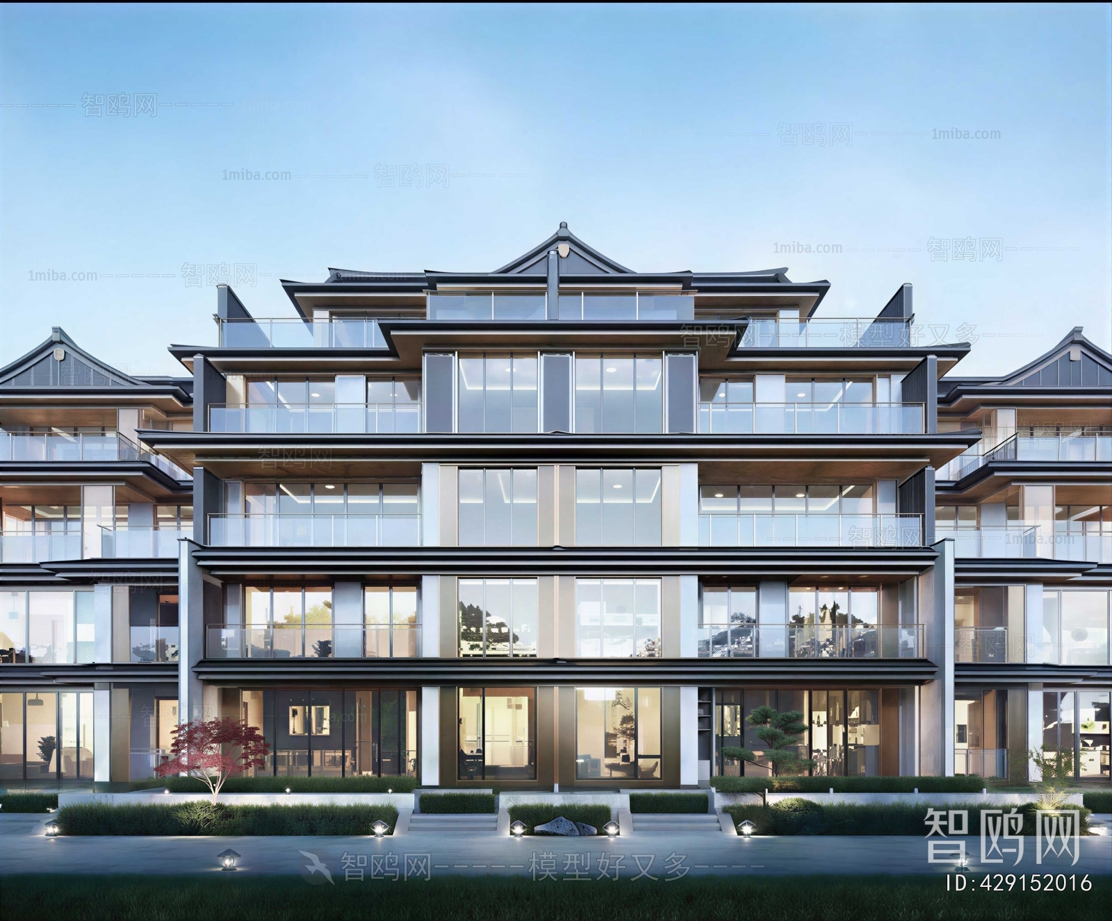 New Chinese Style Townhouse