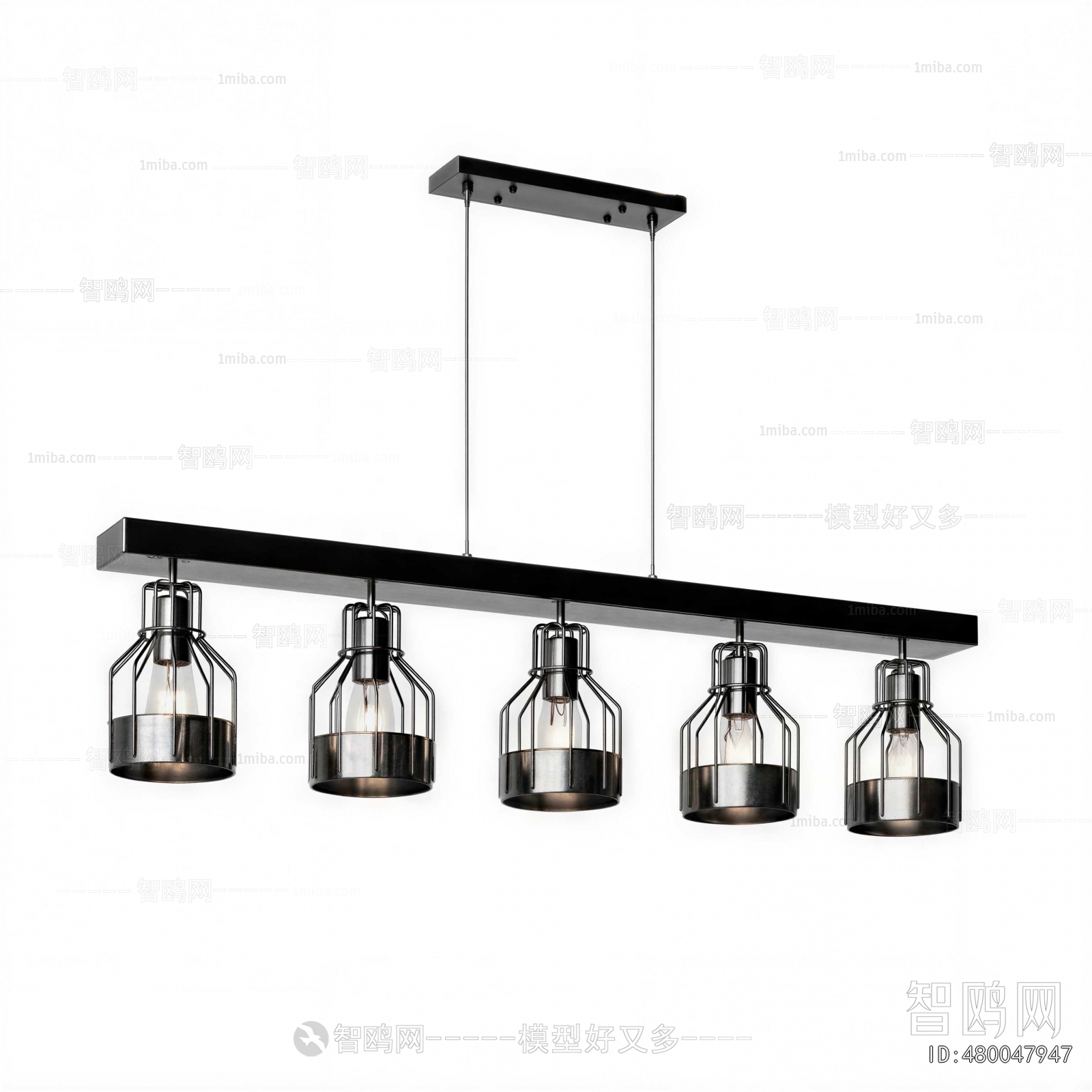 Modern Long Chandelier