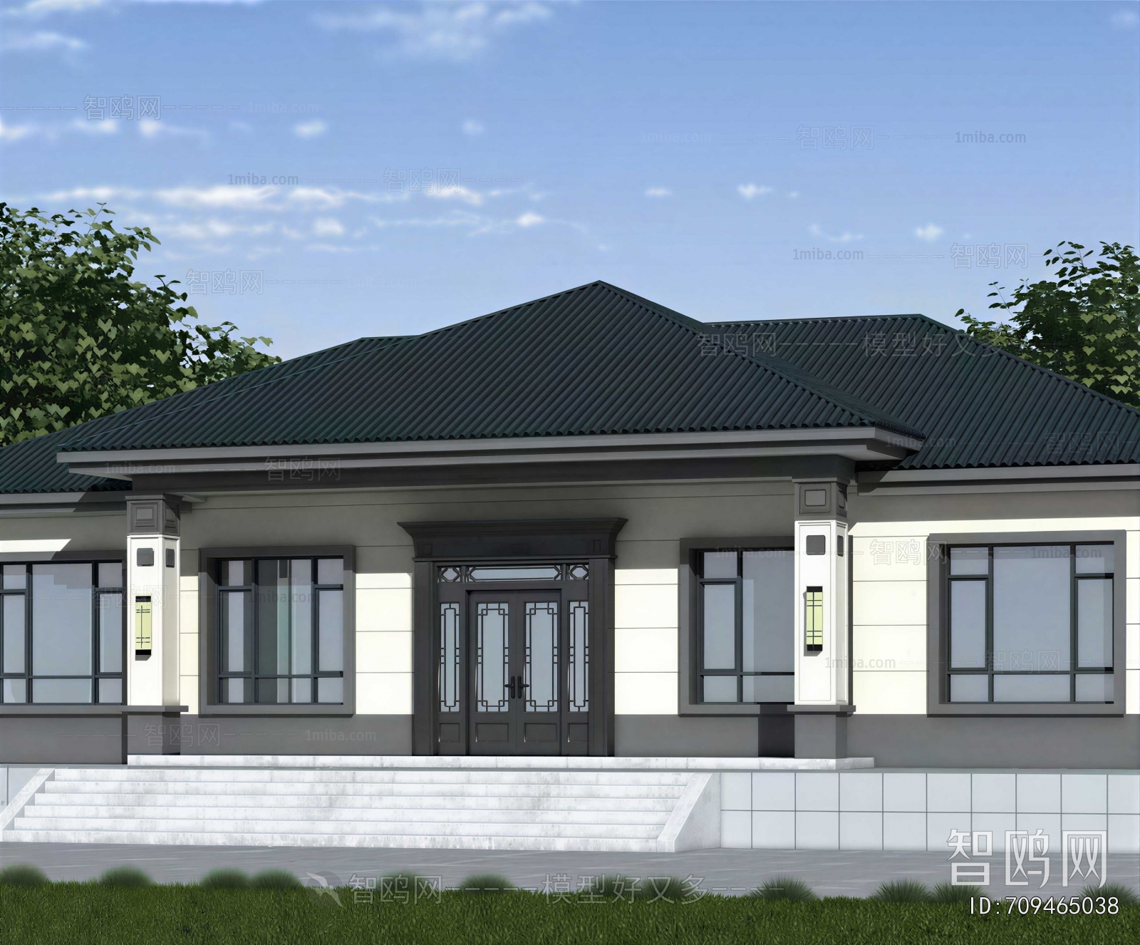 New Chinese Style Detached Villa