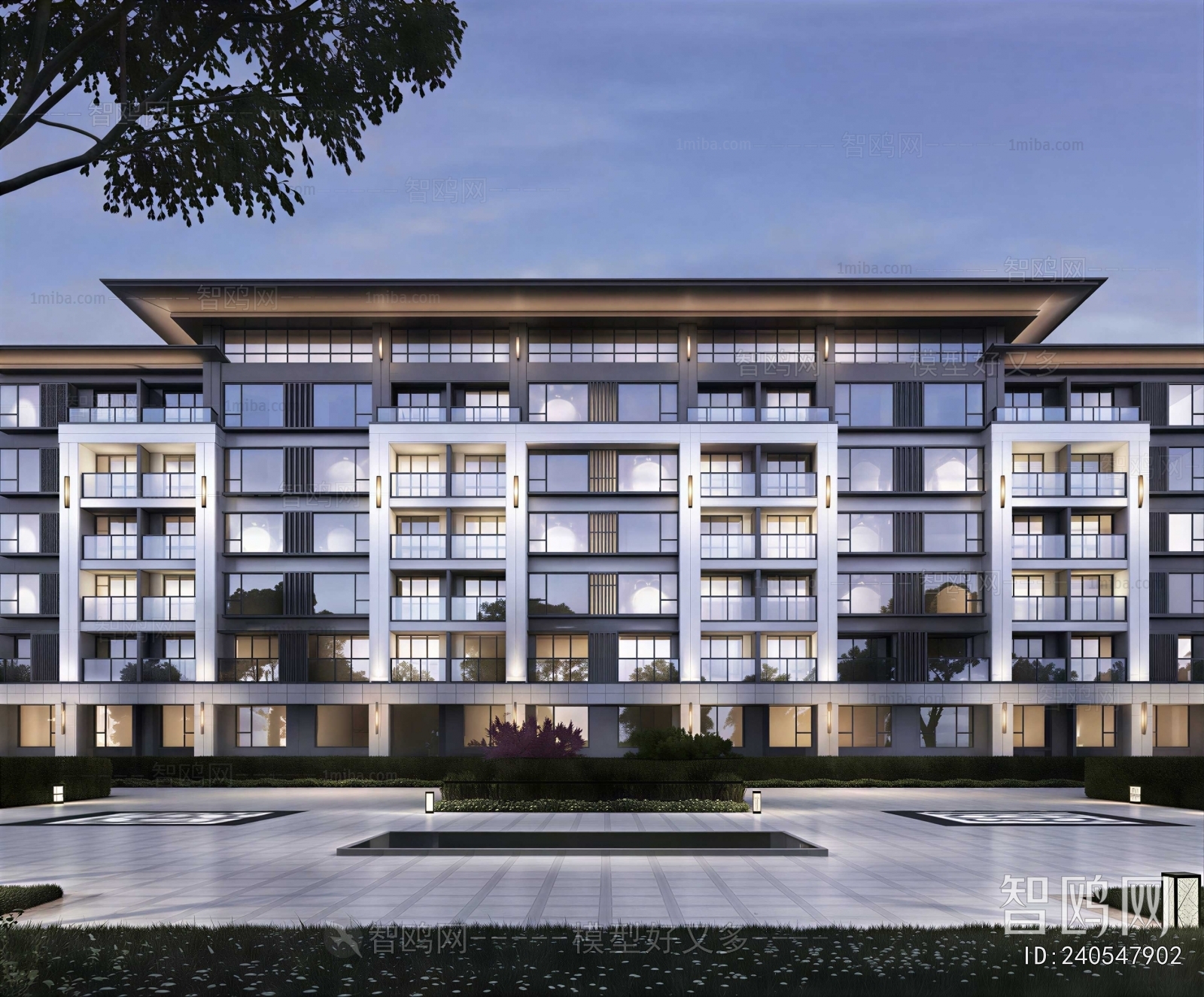 New Chinese Style Residential Building