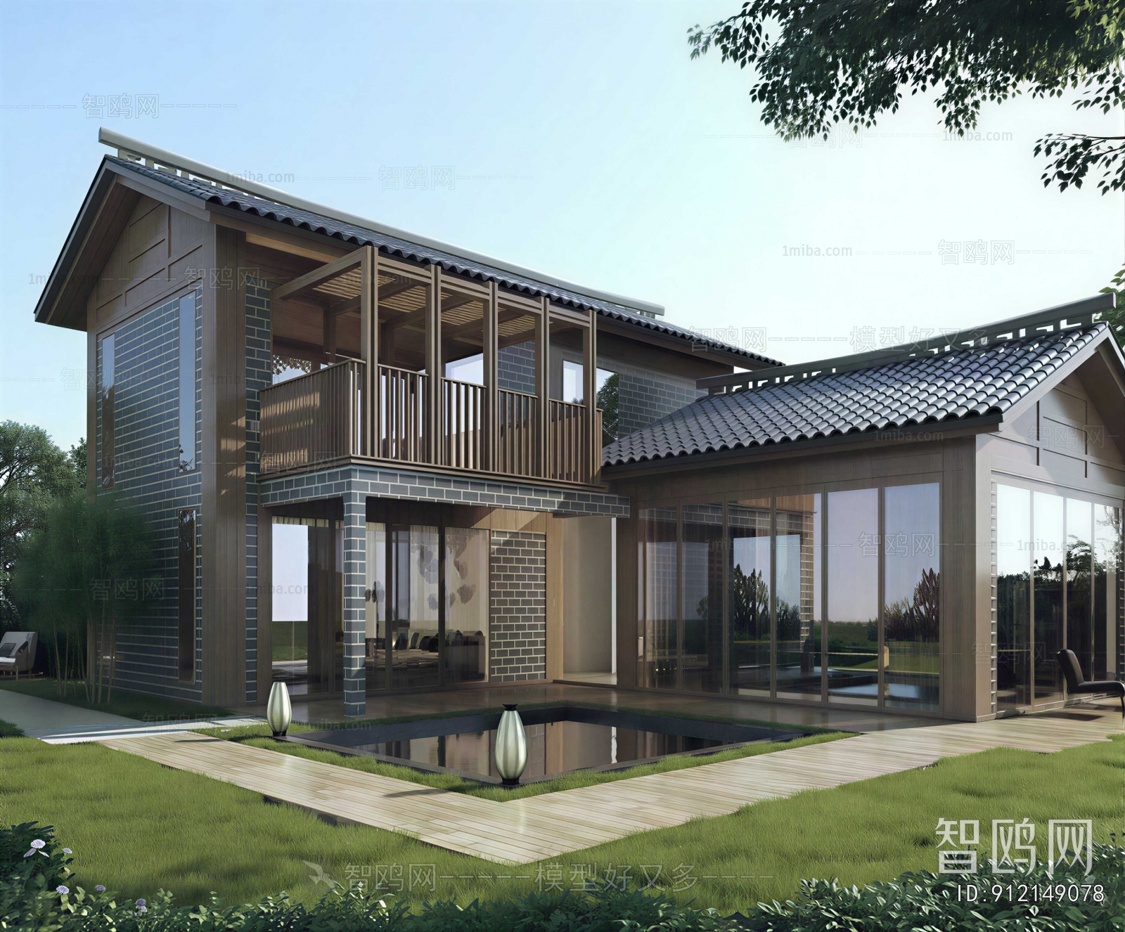 New Chinese Style Detached Villa