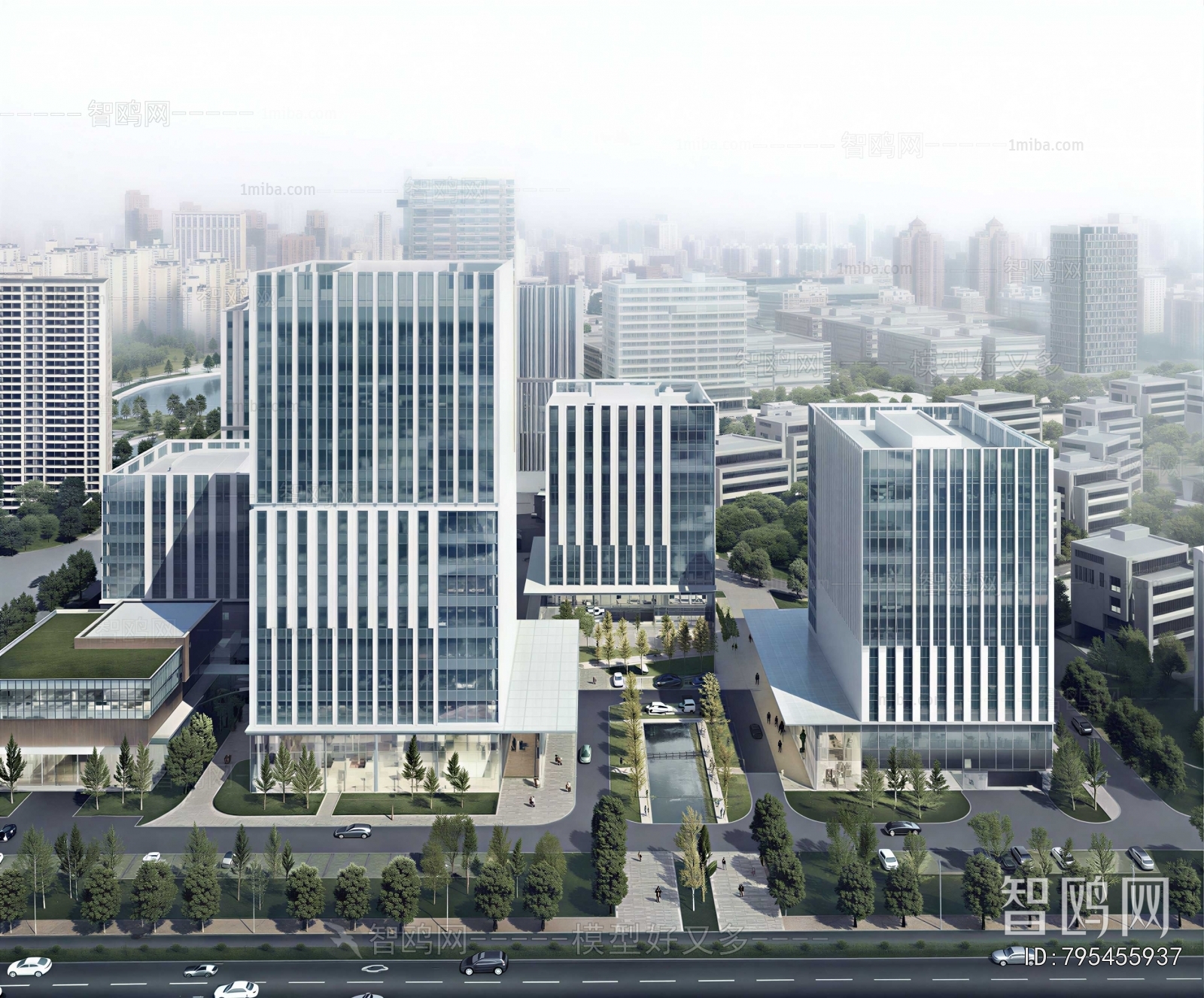 Modern Appearance Of Commercial Building