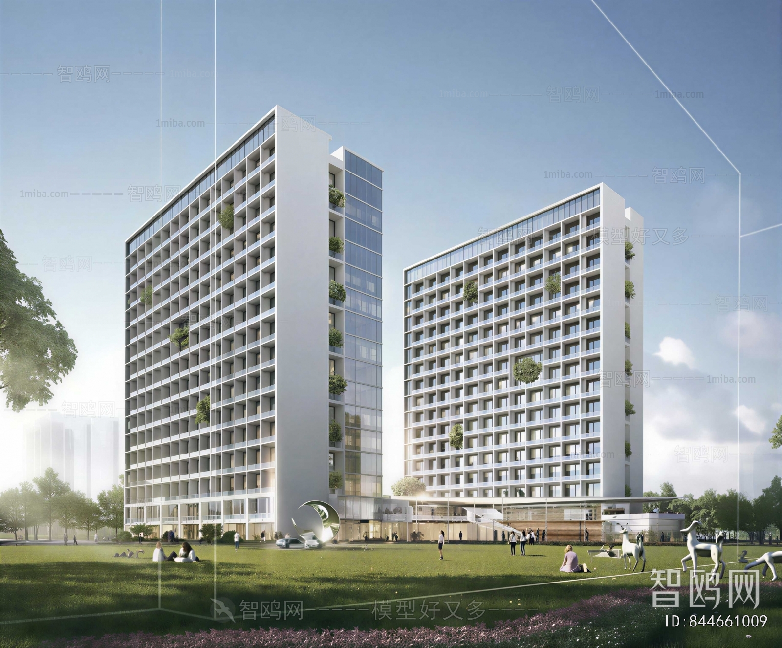 Modern Appearance Of Commercial Building