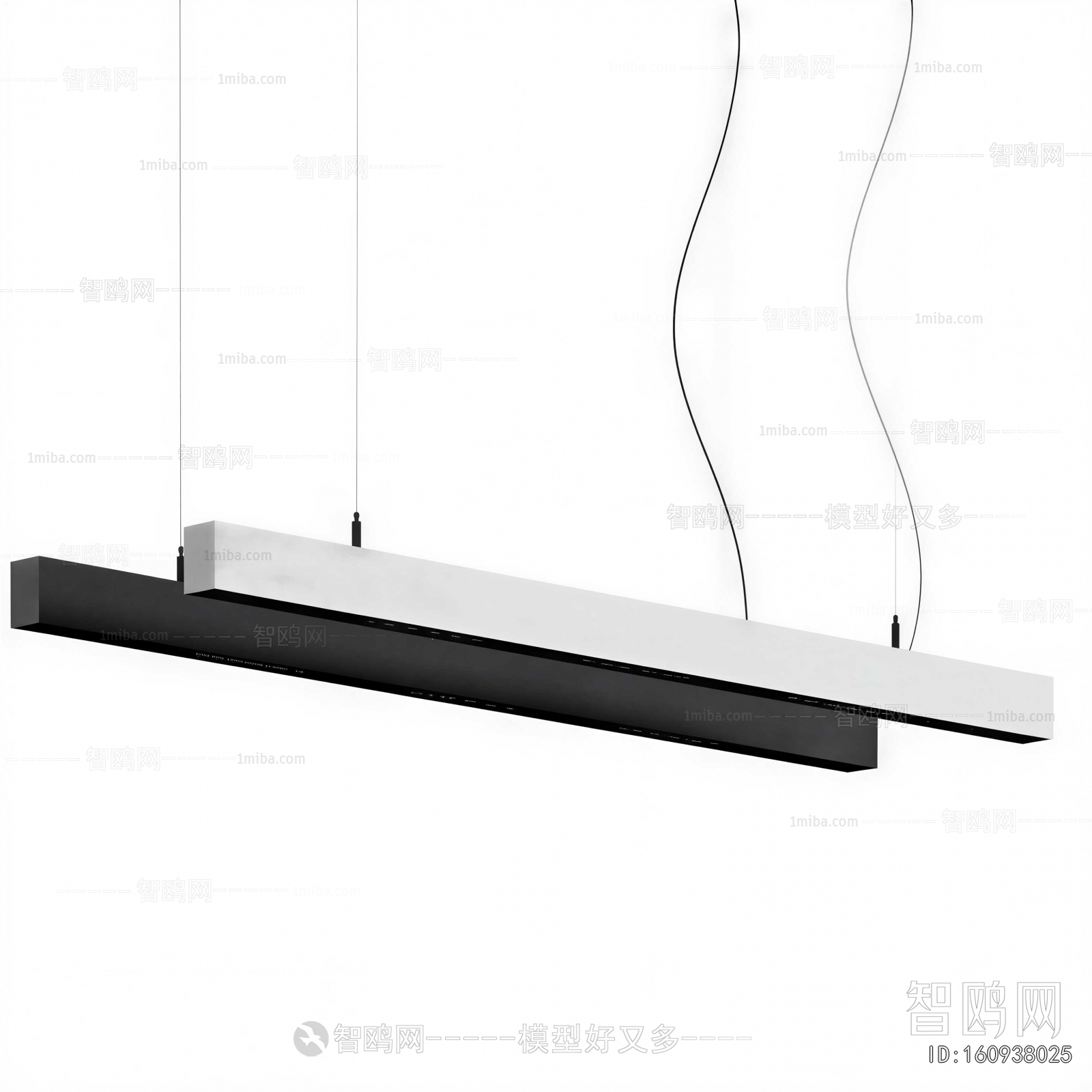 Modern Long Chandelier