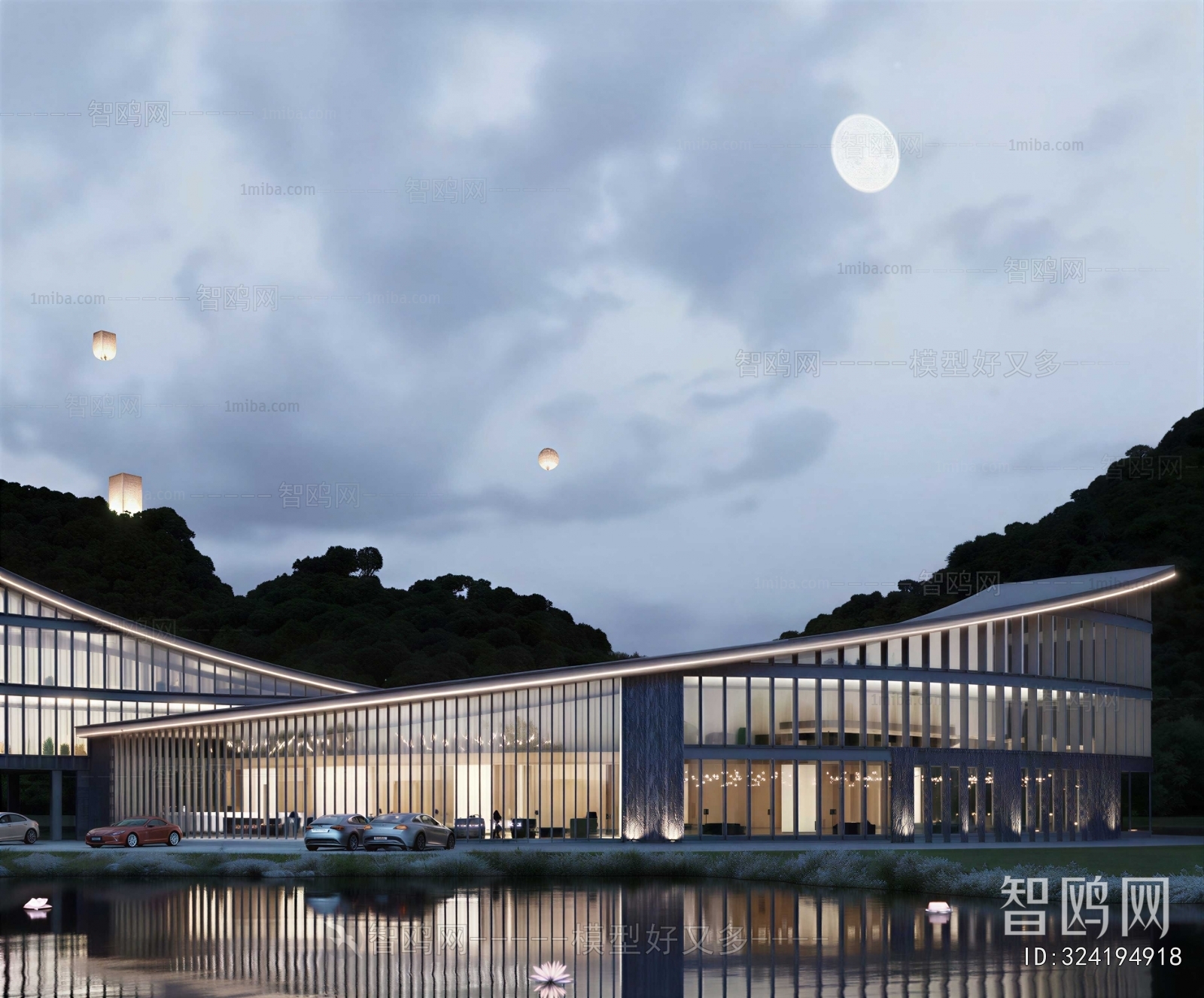 Modern Appearance Of Commercial Building