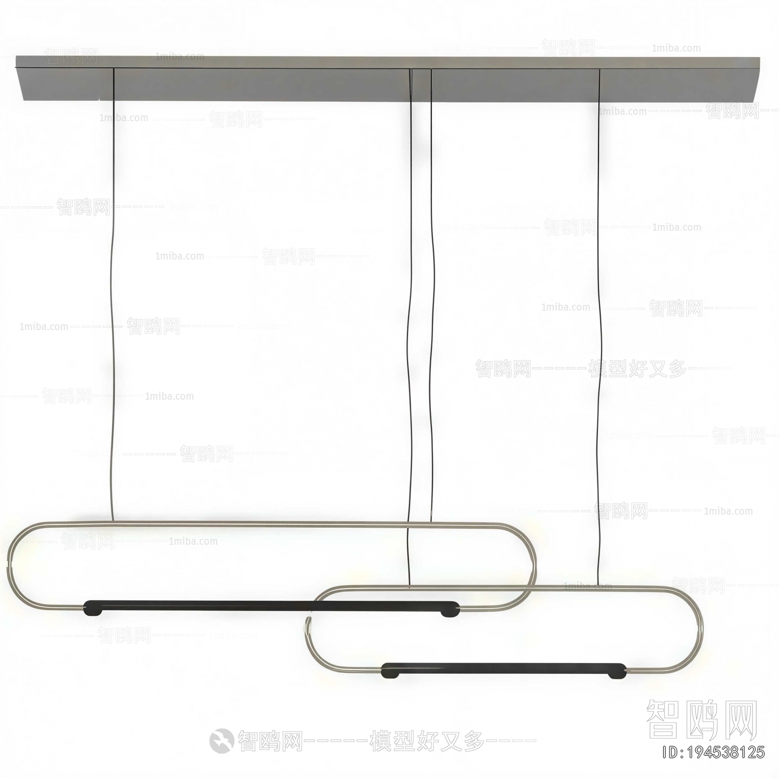 Modern Long Chandelier