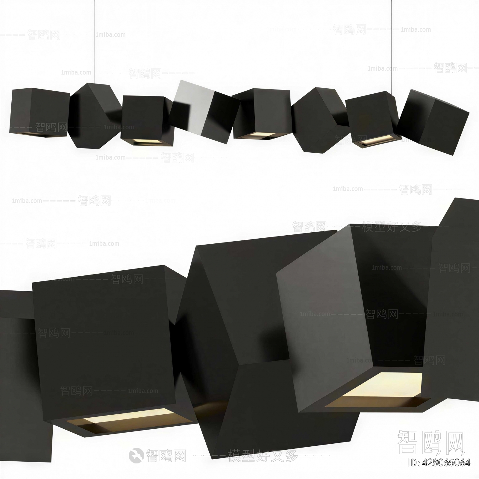 Modern Long Chandelier