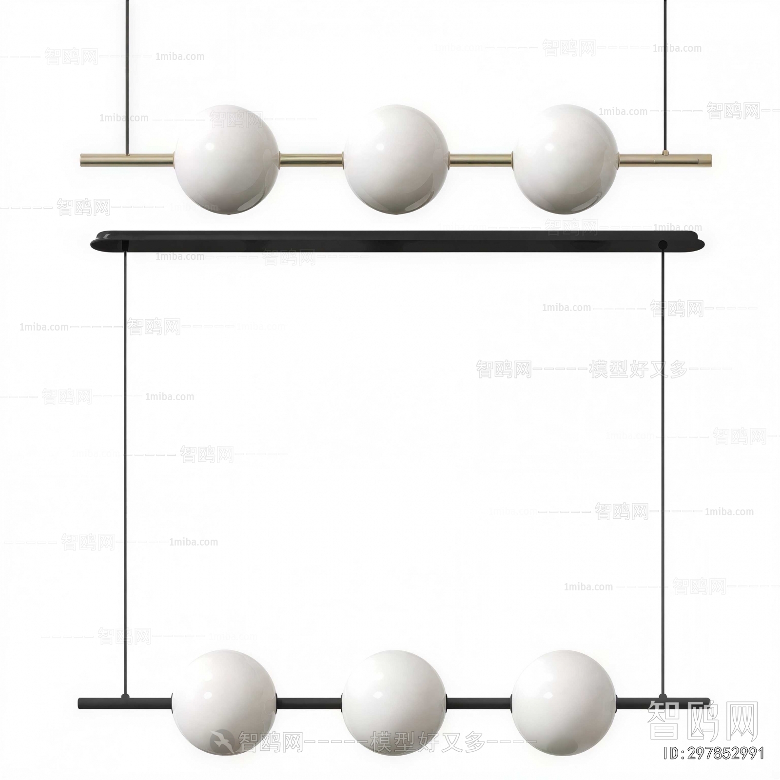 Modern Long Chandelier