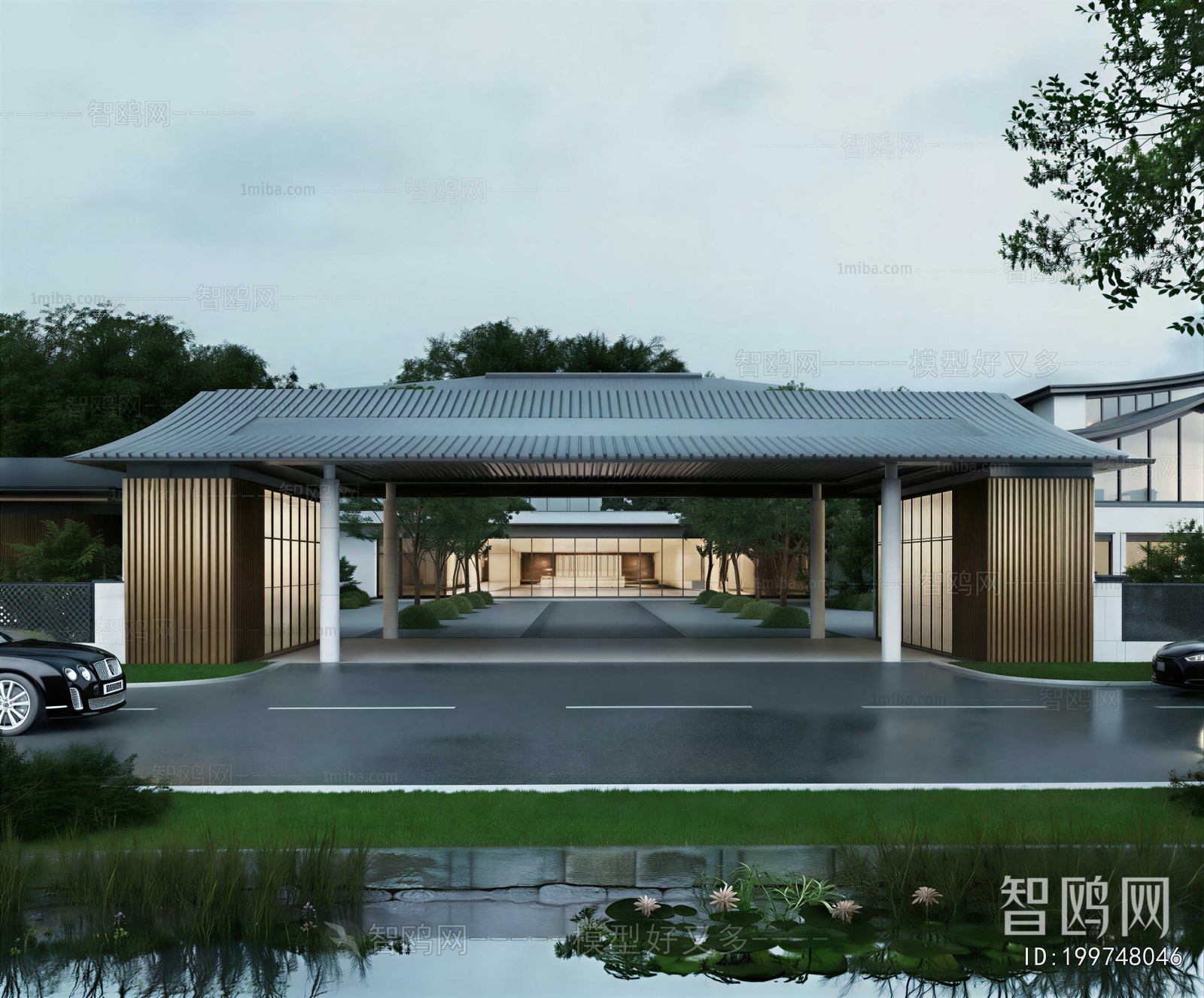 Modern Appearance Of Commercial Building