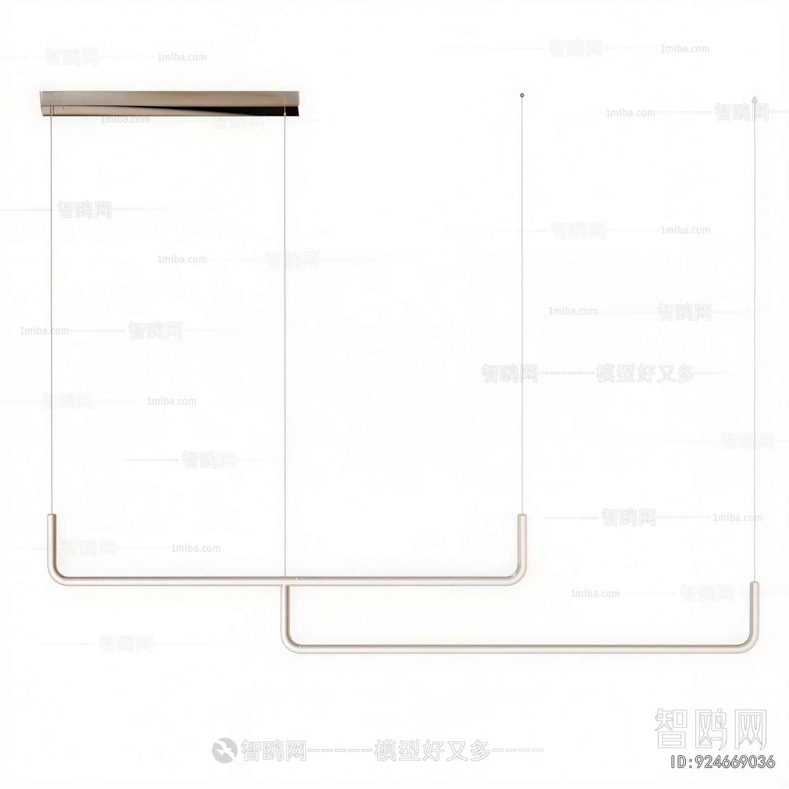 Modern Long Chandelier