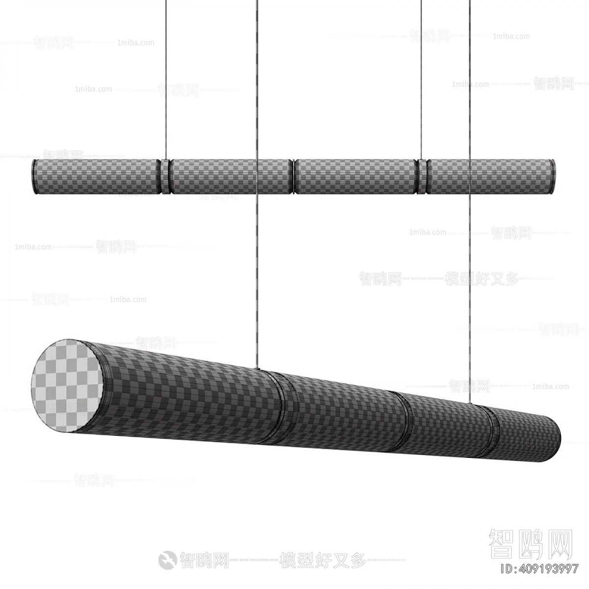 Modern Long Chandelier