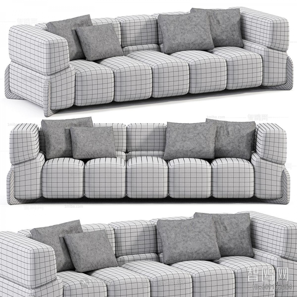 Modern Three-seat Sofa
