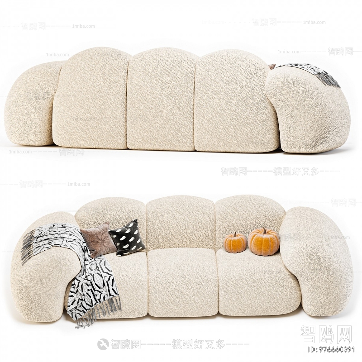 Modern Three-seat Sofa