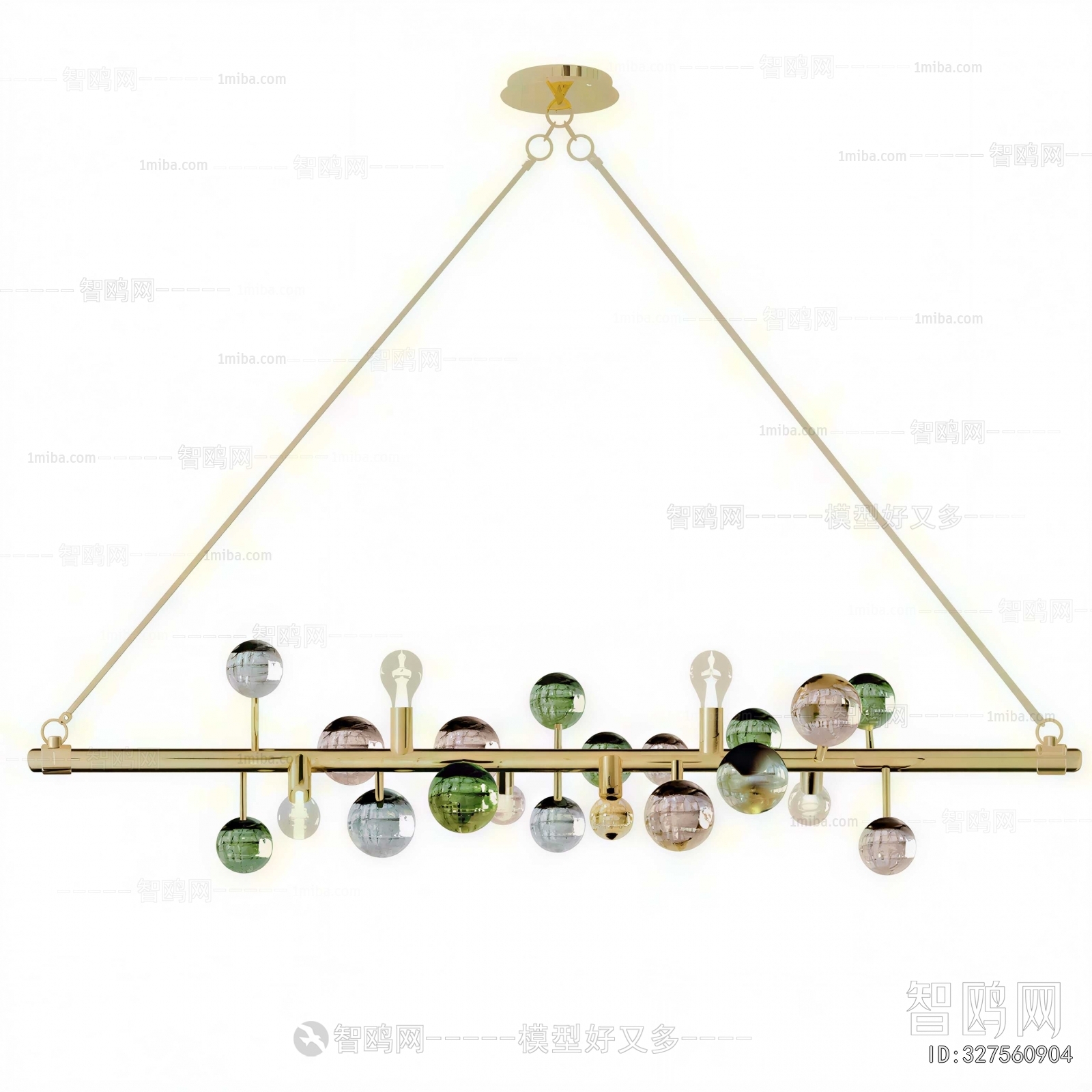 Modern Long Chandelier